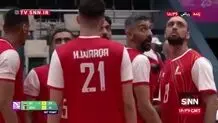 پایان ست سوم دیدار ایران برابر بحرین/ ایران 2 -  بحرین 1