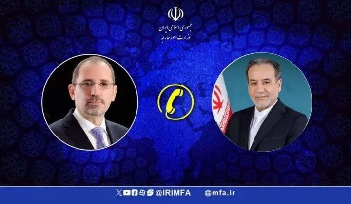 تماس عراقچی با وزیر امور خارجه اردن