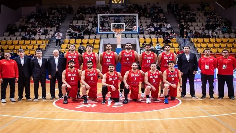 سقوط دو پله‌ای بسکتبال ایران در رنکینگ جهانی