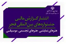 گزارش مالی جشنواره‌های هنری  دولت سیزدهم منتشر شد 