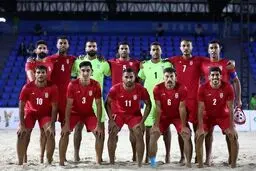 رتبه ششم جهان برای تیم ملی فوتبال ساحلی ایران