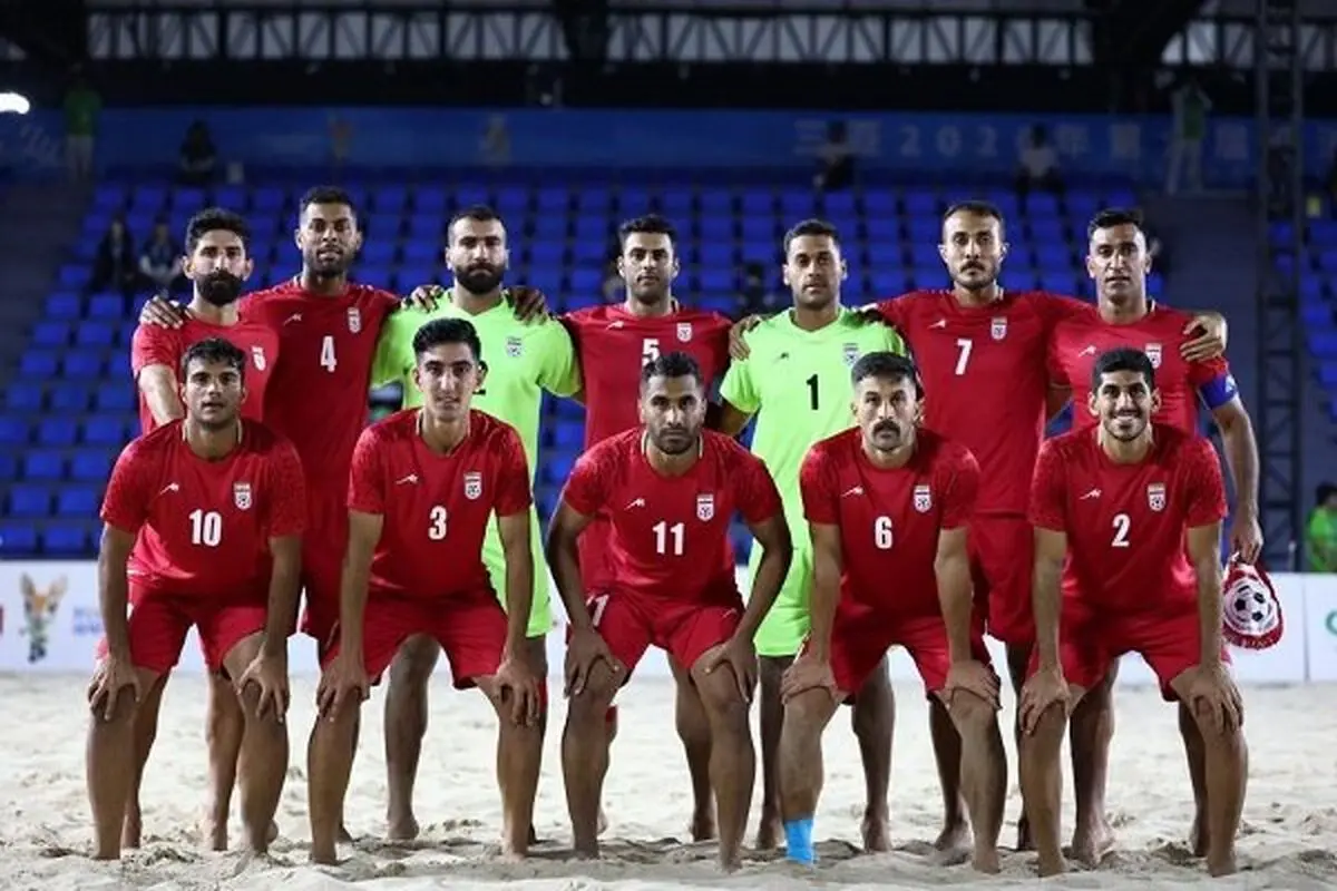 رتبه ششم جهان برای تیم ملی فوتبال ساحلی ایران