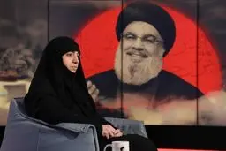 حضور دختر و پسر سیدحسن نصرالله در بیت رهبر انقلاب + عکس