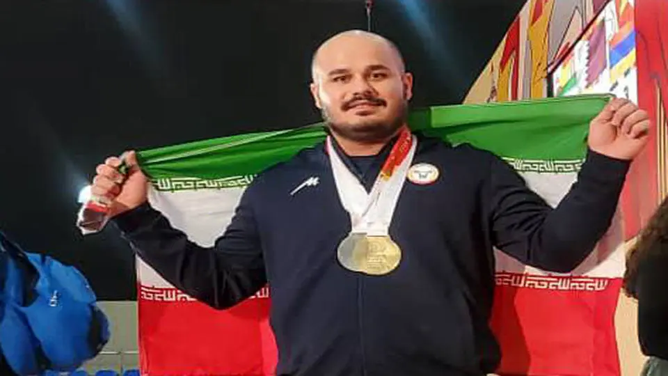 Iran weightlifter gets gold in snatch, silver in total