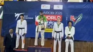 مراسم اهدای مدال طلای امیررضا غلامی