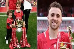 لحظه‌ای احساسی در جمع سرخ‌پوشان آنفیلد؛‌ پسران ژوتا جا پای پدر می‌گذارند

