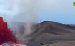 صحنه تماشایی از فوران آتشفشانی در هاوایی