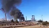 ۴ مصدوم درپی آتش‌سوزی در پالایشگاه اصفهان