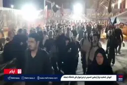حال هوای مرز مهران و زائران اربعین+ ویدئو