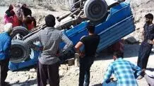 ۱۲ مصدوم بر اثر واژگونی نیسان در تایباد 