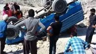 ۱۲ مصدوم بر اثر واژگونی نیسان در تایباد 