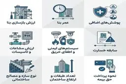 هزینه بیمه آتش‌سوزی مجتمع مسکونی؛ عوامل موثر و نحوه محاسبه دقیق