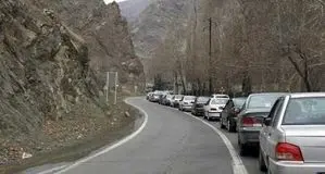 مسدودی محور چالوس و آزادراه تهران شمال از ساعت ۱۶
