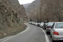 مسدودی محور چالوس و آزادراه تهران شمال از ساعت ۱۶