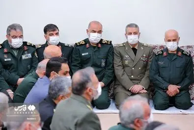 دیدار فرماندهان ارشد نظامی با فرمانده کل قوا