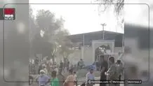 آماده‌سازی قبور شهدای دانش‌آموز میناب
