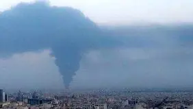 علت ستون دود در آسمان مشهد چیست؟