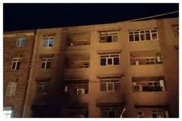مهار آتش‌سوزی خوابگاه شبانه‌روزی دخترانه پیرانشهر
