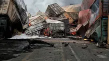 حریق بندر شهید رجایی اطفا شد 