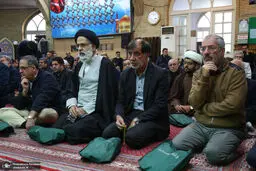 تصاویری از اجتماع اصولگرایان در مراسم ختم سیاستمدار معروف / عکس

