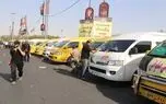 اعزام رایگان زائران اربعین با ۷۰ دستگاه خودرو تاکسی به مرز مهران