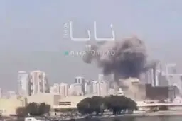 حمله موشکی ایران به مرکز خدمات ناوگان پنجم ایالات متحده در بحرین