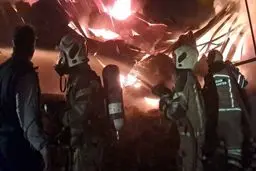 جزئیات آتش سوزی کارگاه مبل سازی در جاده ساوه اعلام شد