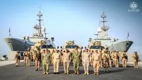 رزمایش دریایی مشترک عربستان و آمریکا