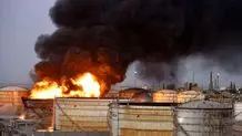 آتش‌سوزی باغ‌های مشرف به بزرگراه شهید چمران در شیراز