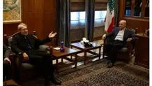 دیدار لاریجانی با شیخ نعیم قاسم در بیروت 
