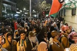 تنش بر سر غزه در دانشگاه‌های آمریکا 