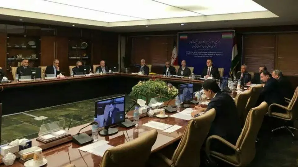 عقد اجتماع لجنة التعاون الاقتصادی المشترک بین إیران وطاجیکستان