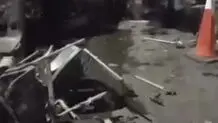 برخورد خودرو با تجمع مردمی در مشهد