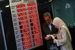 سقوط شدید ارزش لیر در پی پیروزی اردوغان در انتخابات ترکیه

