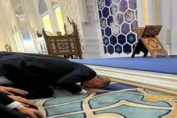 سجده شکر اردوغان پس از پیروزی در انتخابات /عکس

