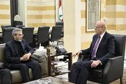 Iran's acting FM holds meeting with Lebanese prime minister