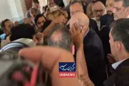 حضور قالیباف در جمع نمازگزاران مسجد یثرب کراچی + ویدیو