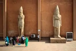 غارت فاجعه‌بارِ موزه ملی سودان/ عکس