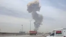 خروج کامیون‌ها از بندر شهید رجایی آغاز شد/ انفجار در نزدیکی ساختمان اداری گمرک رخ داد