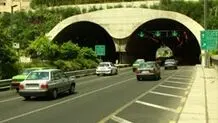 هر دو مسیر تونل رسالت امشب مسدود است