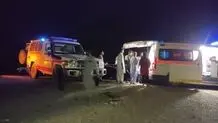 ۱۲ مصدوم و فوتی در تصادف زنجیره ای محور ریگان- ایرانشهر