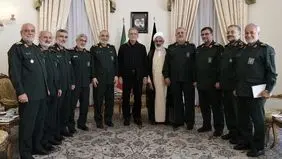 IRGC commanders meet President-elect Pezeshkian