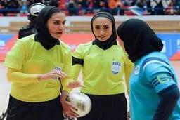 قضاوت فتحی و ناظمی در جام جهانی فوتسال بانوان
