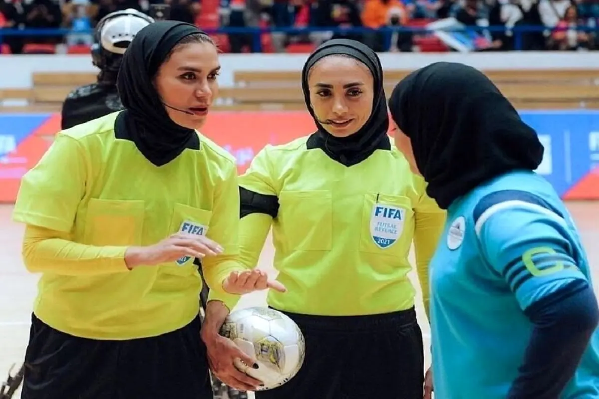 قضاوت فتحی و ناظمی در جام جهانی فوتسال بانوان
