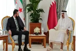 جزئیات دیدار الجولانی و امیر قطر 
