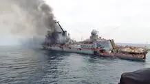 photos appear to show Russian cruiser Moskva shortly before it sank