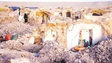 آوار  زلزله بر  سر  ملتی فراموش‌شده