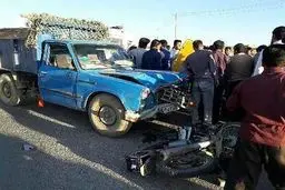 برخورد نیسان با موتور در جاده بروجرد به خرم آباد ۲ کشته و ۲ مصدوم بر جای گذاشت

