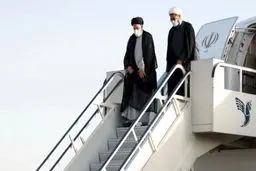 رئیس‌جمهور وارد همدان شد
