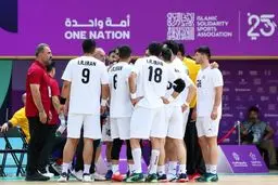 شکست مردان هندبال ایران مقابل امارات